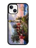 Lighthouse On Hill art iPhone 15 Case OV3512