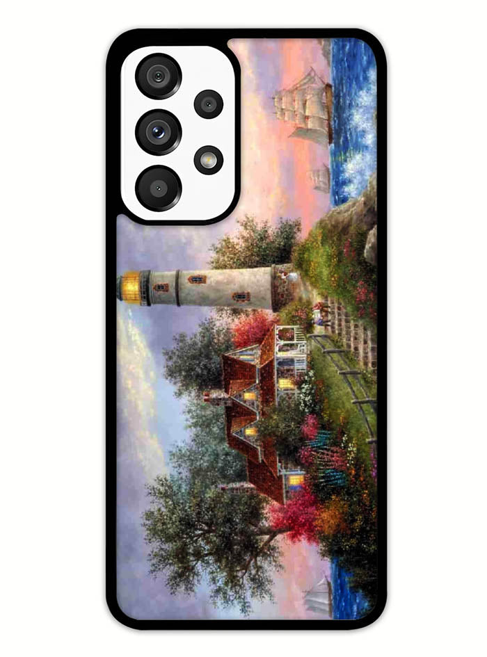 Lighthouse On Hill art Samsung Galaxy A53 5G Case