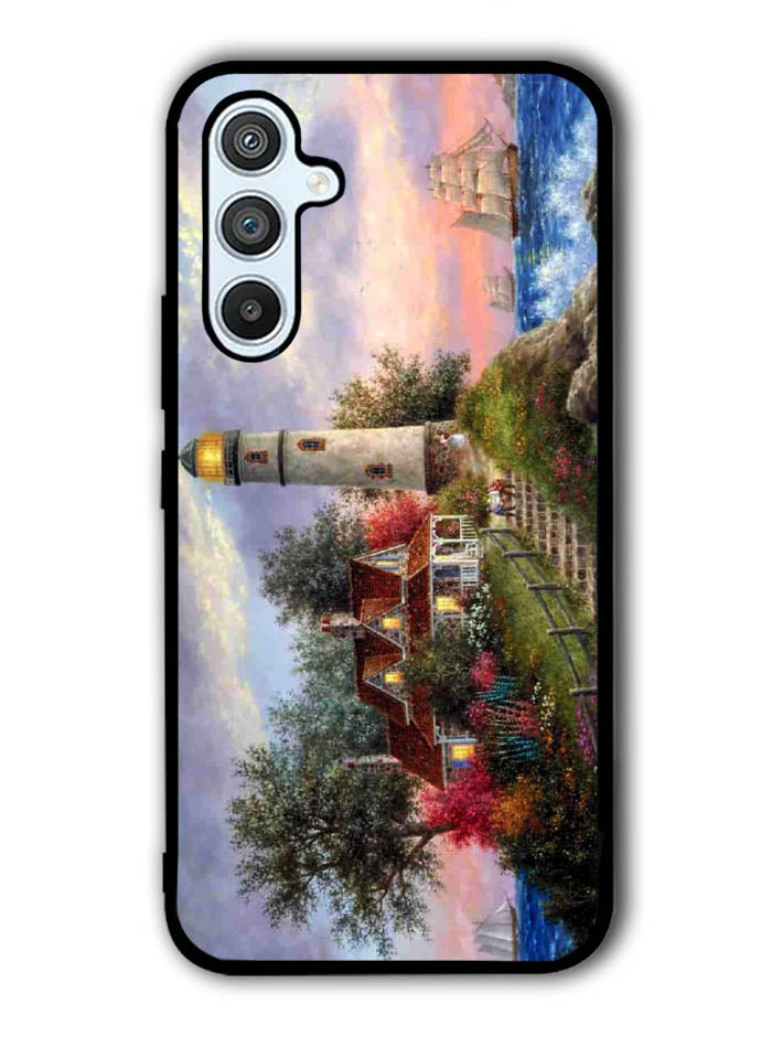 Lighthouse On Hill art Samsung Galaxy A54 5G Case