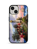 Lighthouse On Hill art iPhone 15 Plus Case