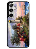 Lighthouse On Hill art Samsung Galaxy S25 5G Case