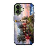 Lighthouse On Hill art iPhone 17 Case
