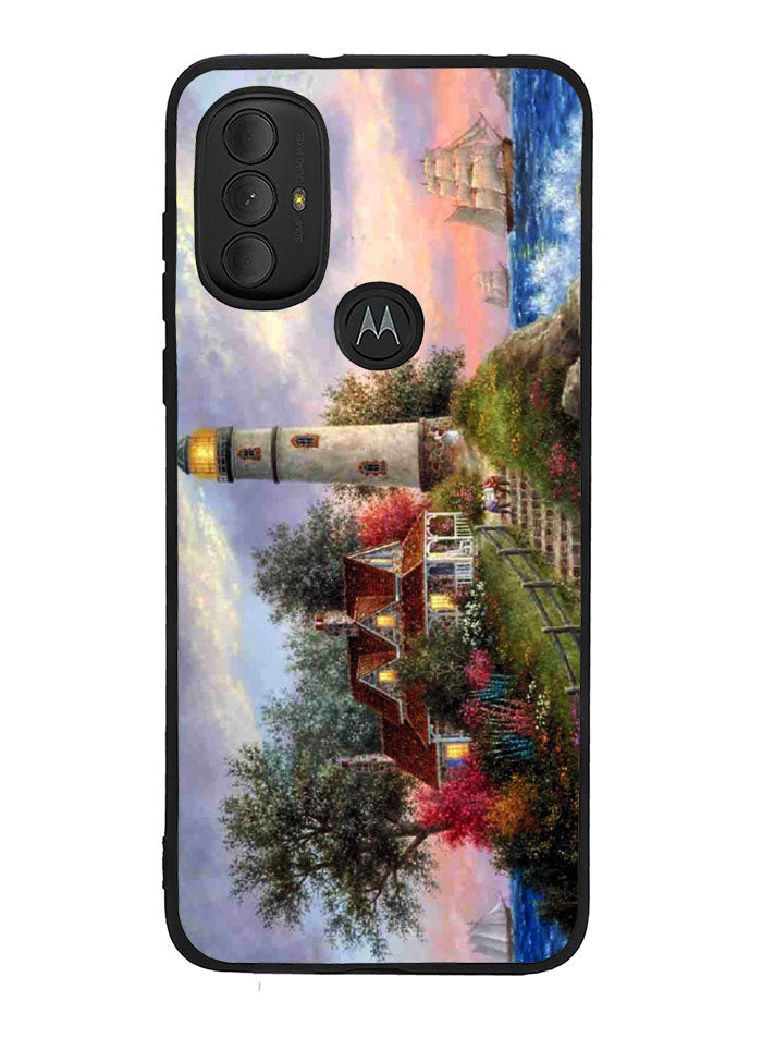 Lighthouse On Hill art Motorola Moto G Pure 2021 , Moto G Power 2022 Case