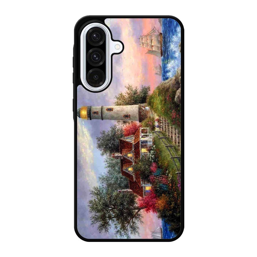 Lighthouse On Hill art Samsung Galaxy A56 Case OV2491