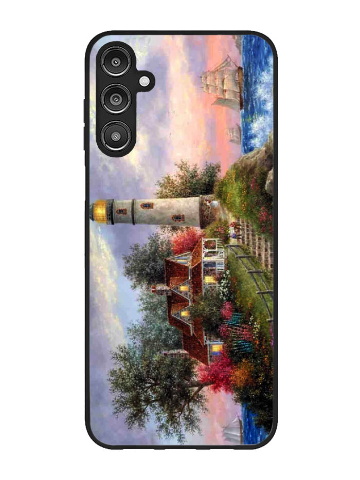 Lighthouse On Hill art Samsung Galaxy A14 5G Case