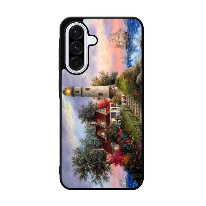 Lighthouse On Hill art Samsung Galaxy A36 Case OV2491