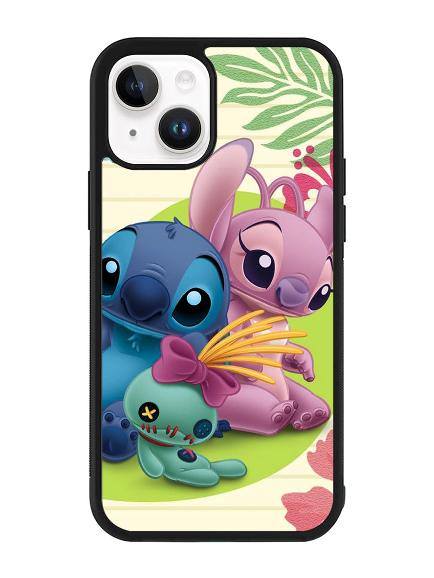 stitch and angel WALLPAPER iPhone 14 Plus Case QC2337