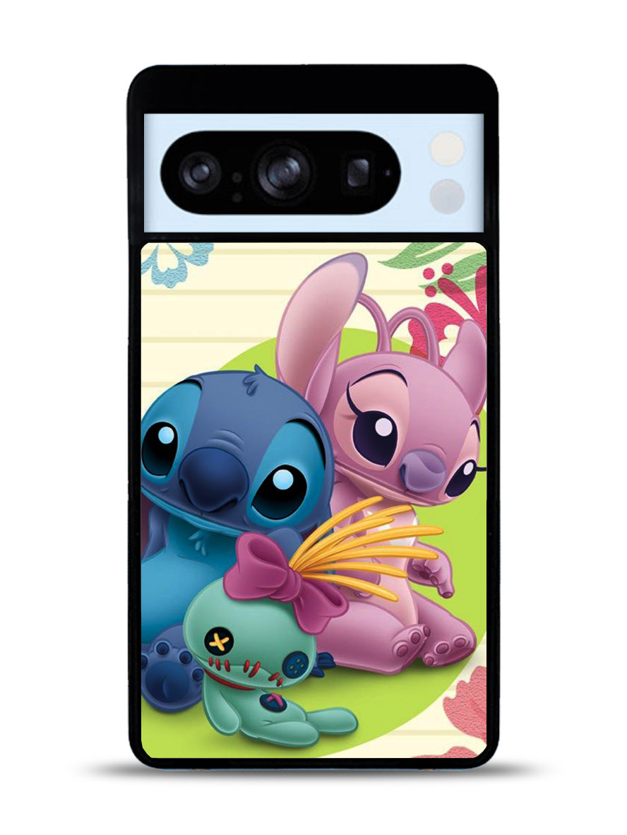 stitch and angel WALLPAPER Google Pixel 8 Pro Case QC2337
