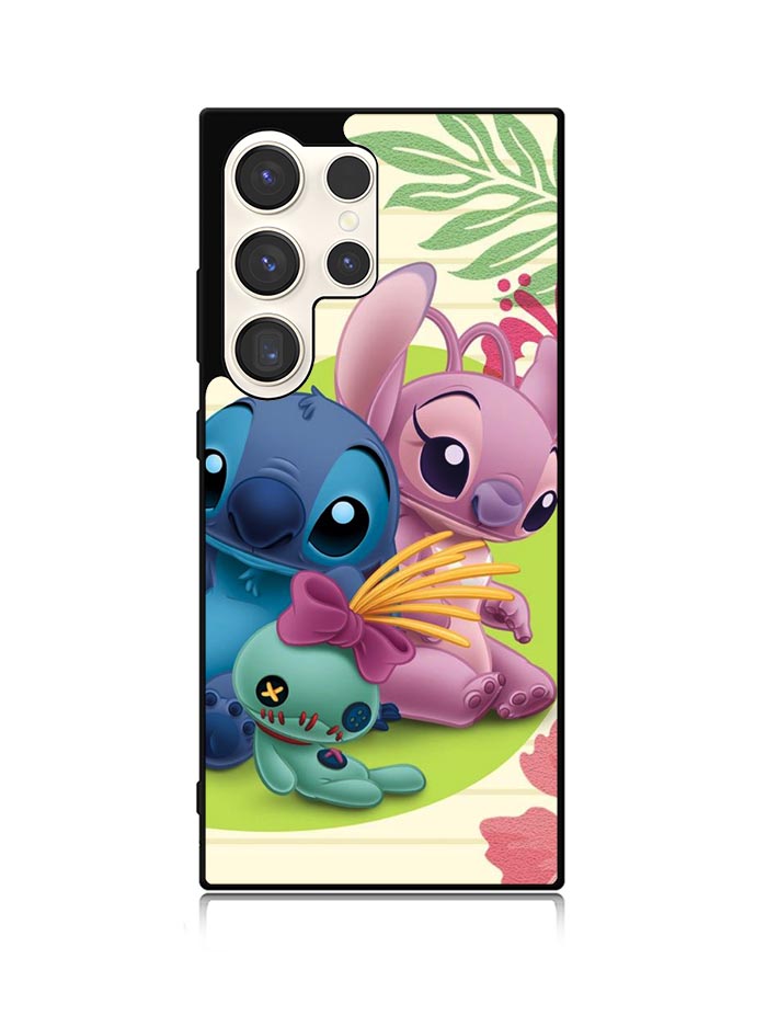 stitch and angel WALLPAPER Samsung Galaxy S25 Ultra 5G Case QC2337