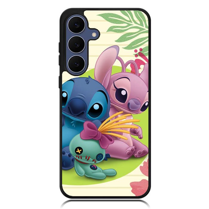 stitch and angel WALLPAPER Samsung Galaxy S25 FE Case OV2337