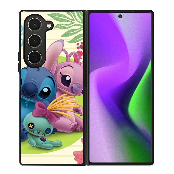 stitch and angel WALLPAPER Samsung Galaxy Z Fold 6 5G 2024 Case OV2337
