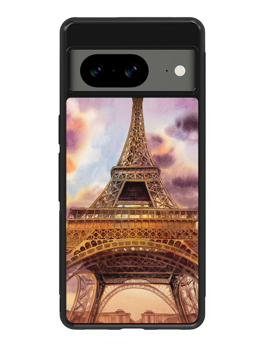 Eiffel Painting of Paris Google Pixel 8 Case QC1767