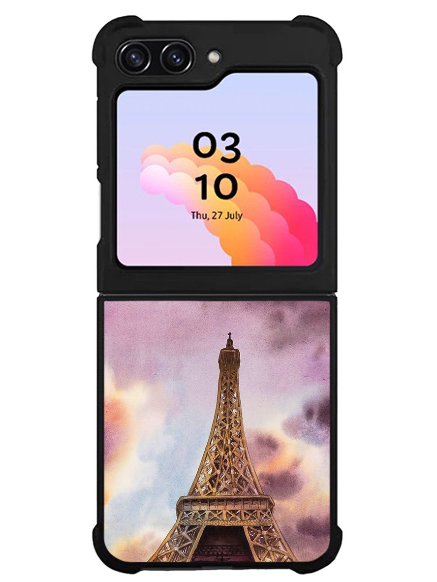 Eiffel Painting of Paris Samsung Galaxy Z Flip 5 5G 2023 Case OV1767