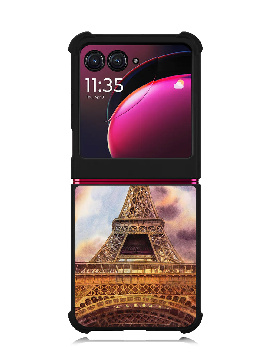 Eiffel Painting of Paris Motorola Moto Razr Plus 2023 , Moto Razr+ 2023 Case OV1767