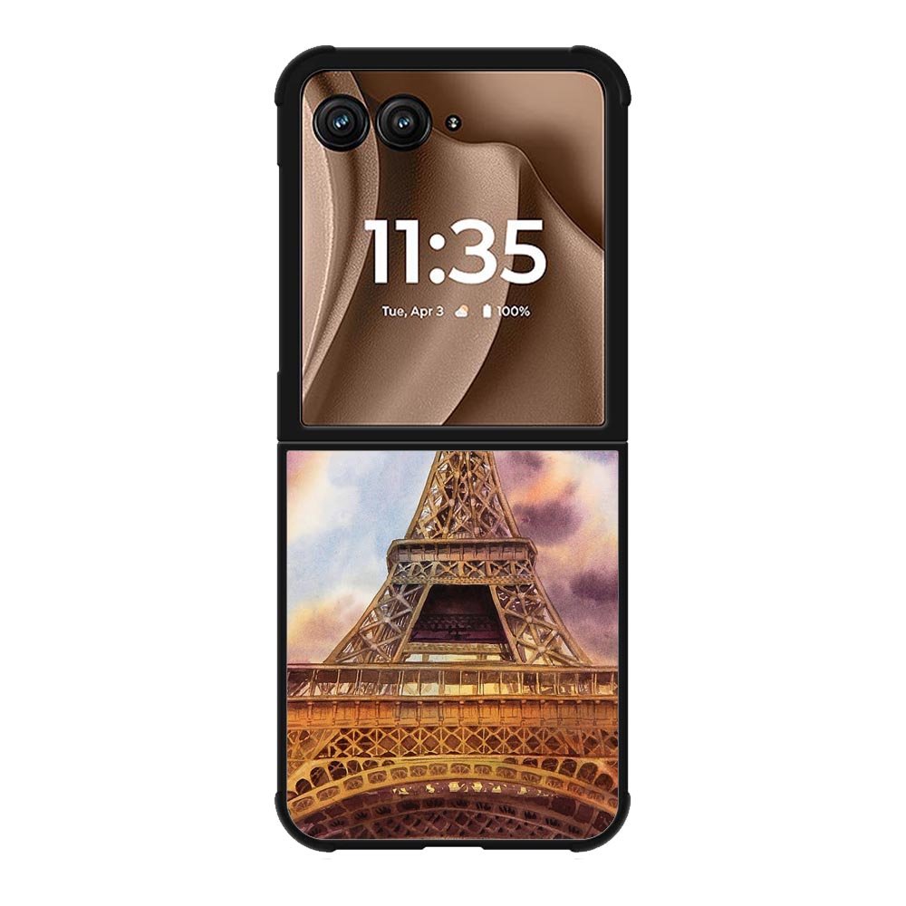 Eiffel Painting of Paris Motorola Moto RAZR Plus 2025 Case OV1767