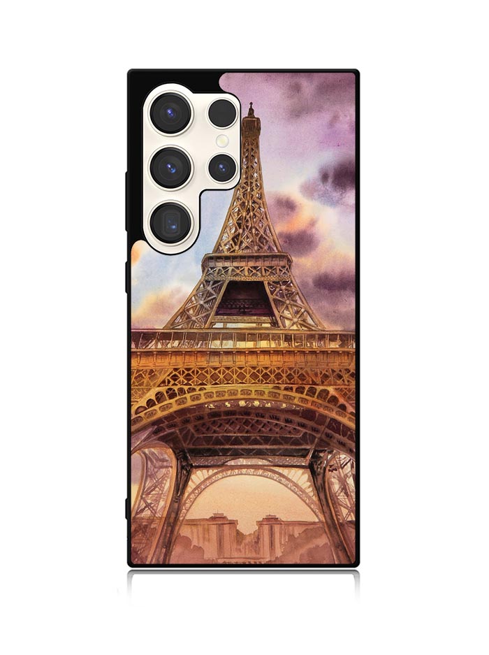 Eiffel Painting of Paris Samsung Galaxy S25 Ultra 5G Case QC1767