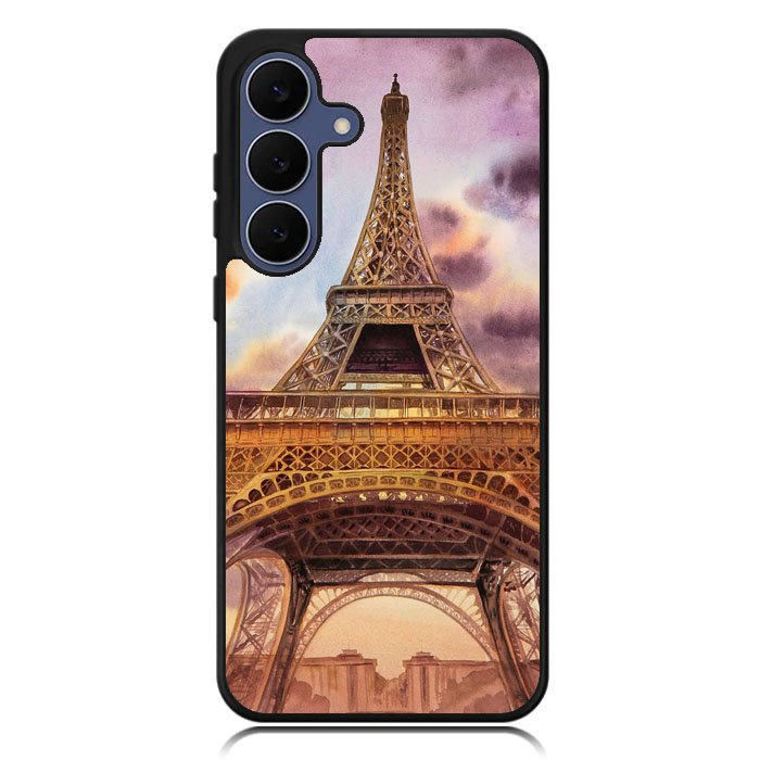 Eiffel Painting of Paris Samsung Galaxy S25 FE Case OV1767
