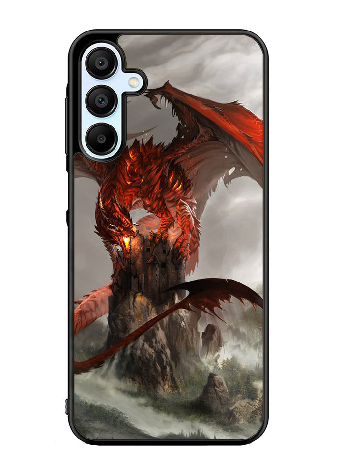 Red Dragon Wallpaper Samsung Galaxy A15 5G Case