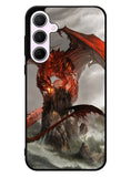 Red Dragon Wallpaper Samsung Galaxy A35 5G Case