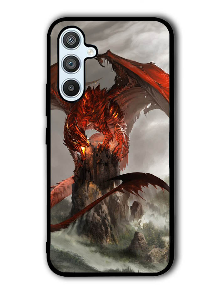 Red Dragon Wallpaper Samsung Galaxy A54 5G Case