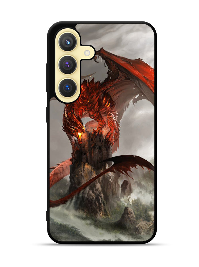 Red Dragon Wallpaper Samsung Galaxy S24 Plus 5G , Samsung Galaxy S24+ 5G Case