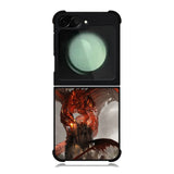 Red Dragon Wallpaper Samsung Galaxy Z Flip 6 Case