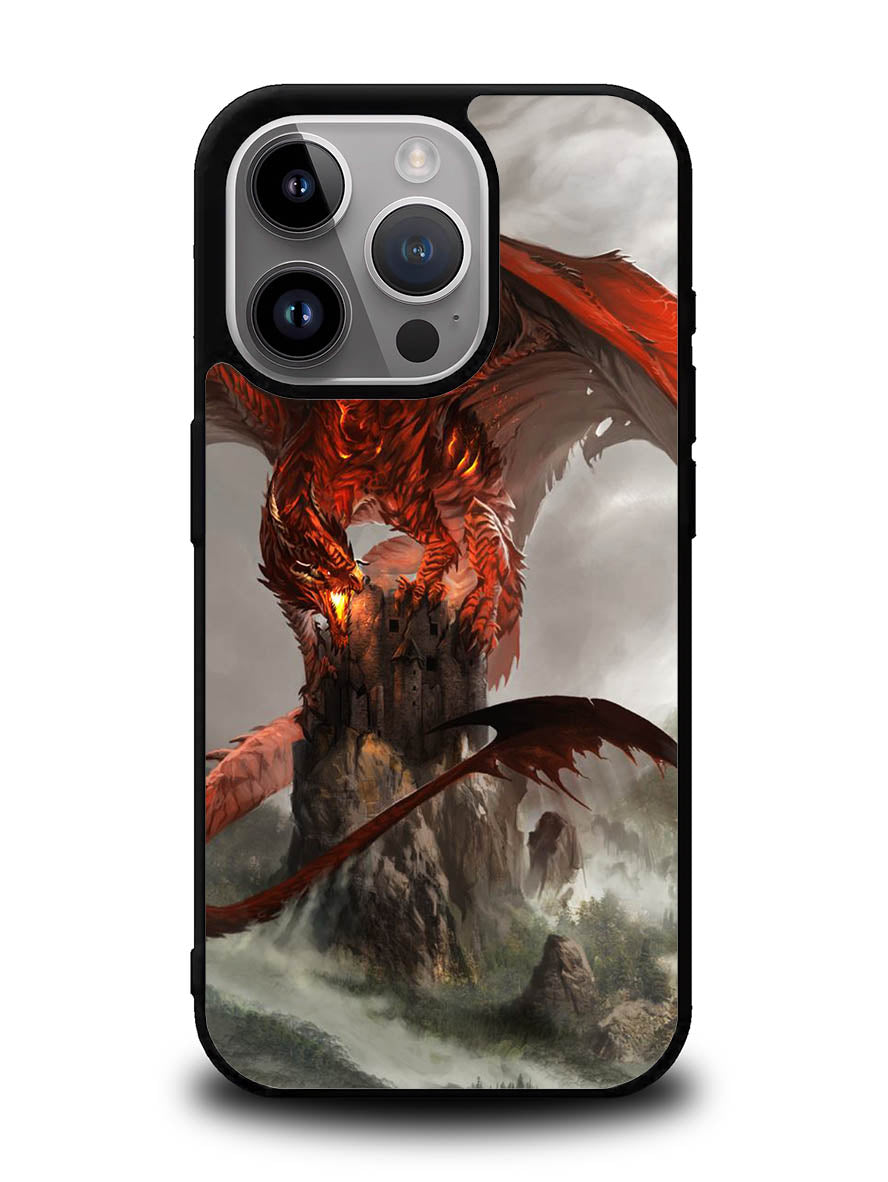 Red Dragon Wallpaper iPhone 15 Pro Case