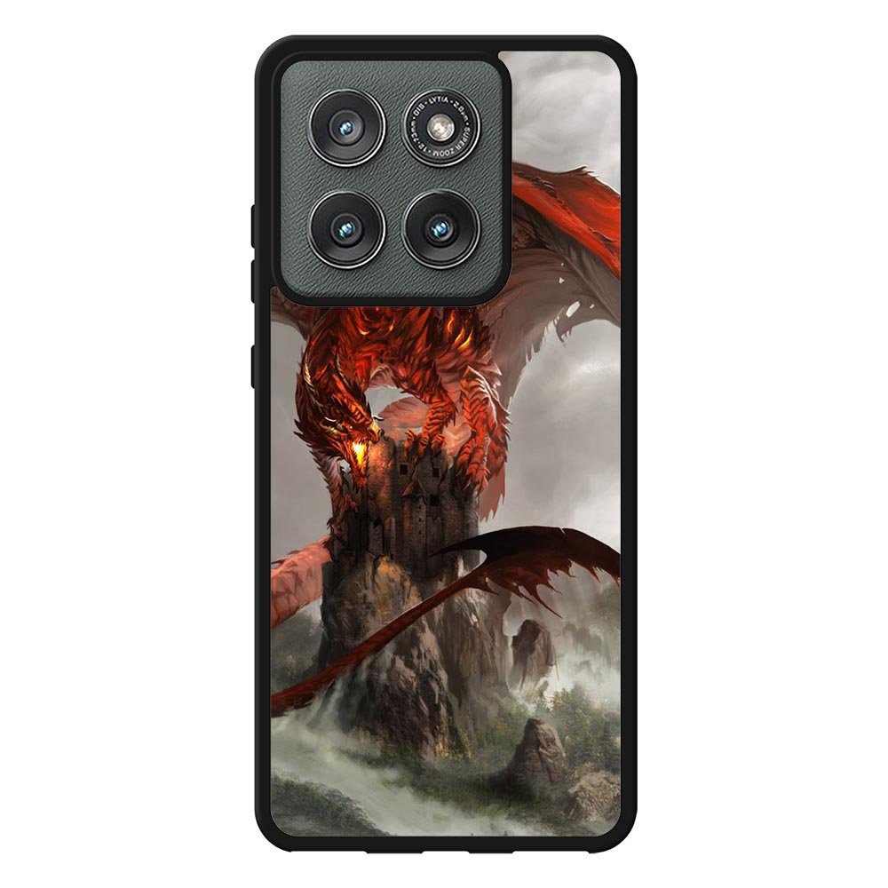 Red Dragon Wallpaper Motorola Moto Edge 2025 Case