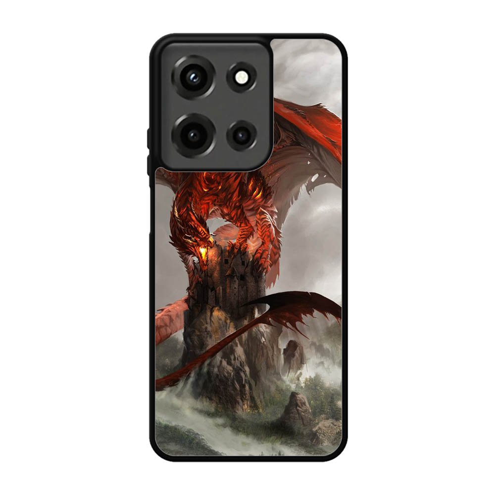 Red Dragon Wallpaper Motorola Moto G 5G 2025 Case OV7348