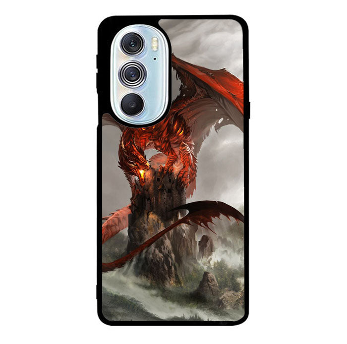 Red Dragon Wallpaper Motorola Moto Edge 2022 Case