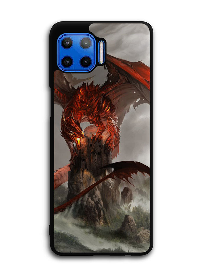 Red Dragon Wallpaper Motorola Moto One 5G Case , Moto One 5G UW Case , Moto G 5G Plus Case