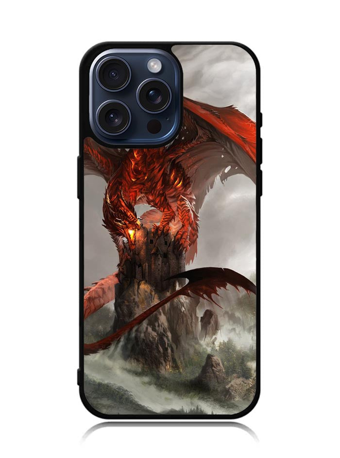 red dragon Wallpaper iPhone 15 Pro Case OV1768