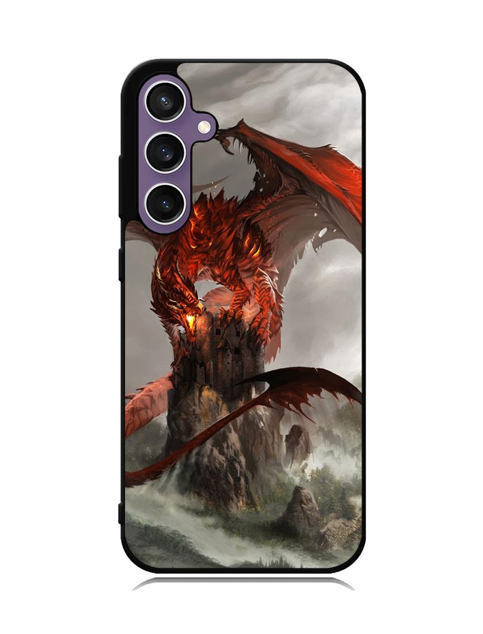 Red Dragon Wallpaper Samsung Galaxy S23 FE 5G Case