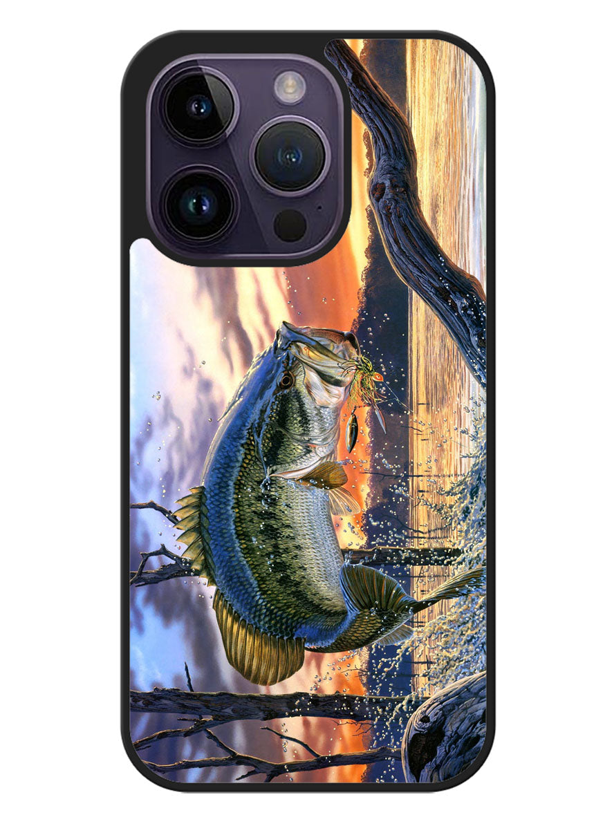 Bass Fishing iPhone 14 Pro Case OV2305