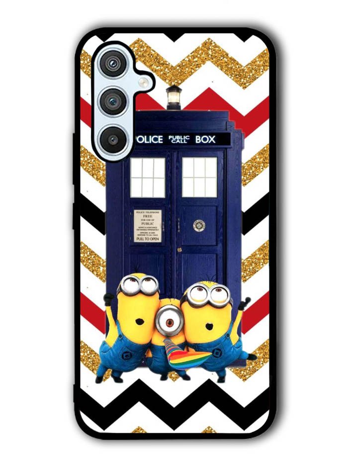 Despicable Me Minions BOX POLICE Samsung Galaxy A14 5G Case QC1775