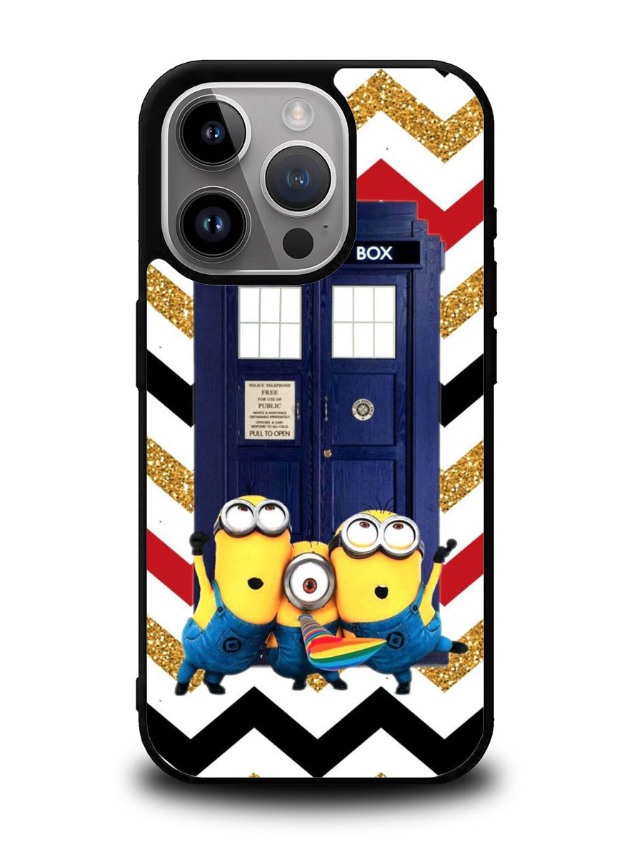 Despicable Me Minions BOX POLICE iPhone 14 Pro Max Case QC1775
