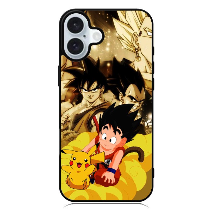 Dragon Ball POKEMON iPhone 16 Case QC1776