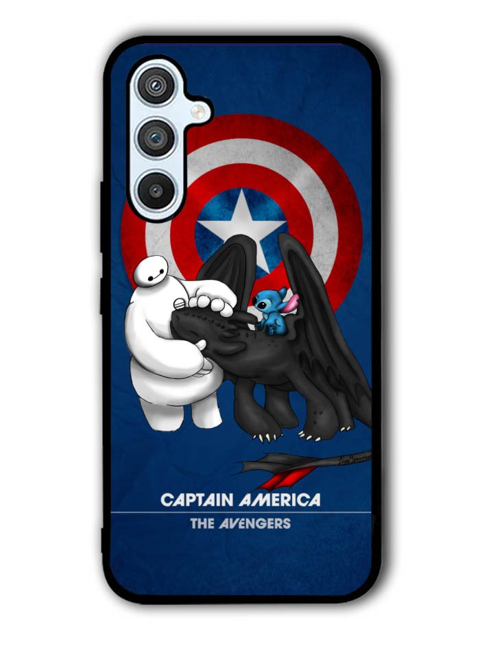 Stitch Baymax Toothless CAPTAIN AMERICA Samsung Galaxy A14 5G Case QC2340