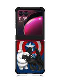 Stitch Baymax Toothless CAPTAIN AMERICA Motorola Moto Razr Plus 2023 , Moto Razr+ 2023 Case OV2340