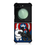 Stitch Baymax Toothless CAPTAIN AMERICA Samsung Galaxy Z Flip 6 5G 2024 Case OV2340