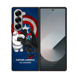 Stitch Baymax Toothless CAPTAIN AMERICA Samsung Galaxy Z Fold 7 5G Case OV2340