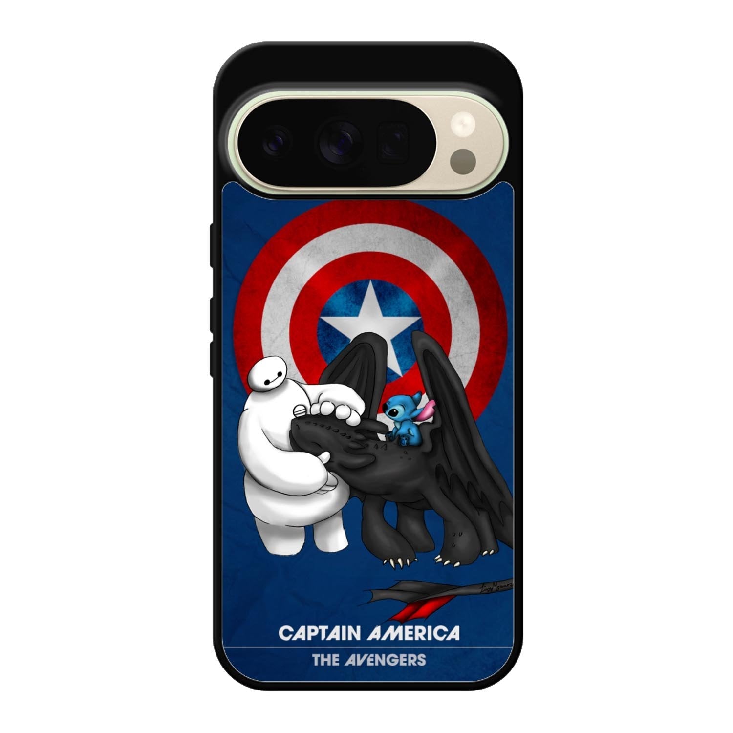 Stitch Baymax Toothless CAPTAIN AMERICA Google Pixel 10 Pro Case OV2340
