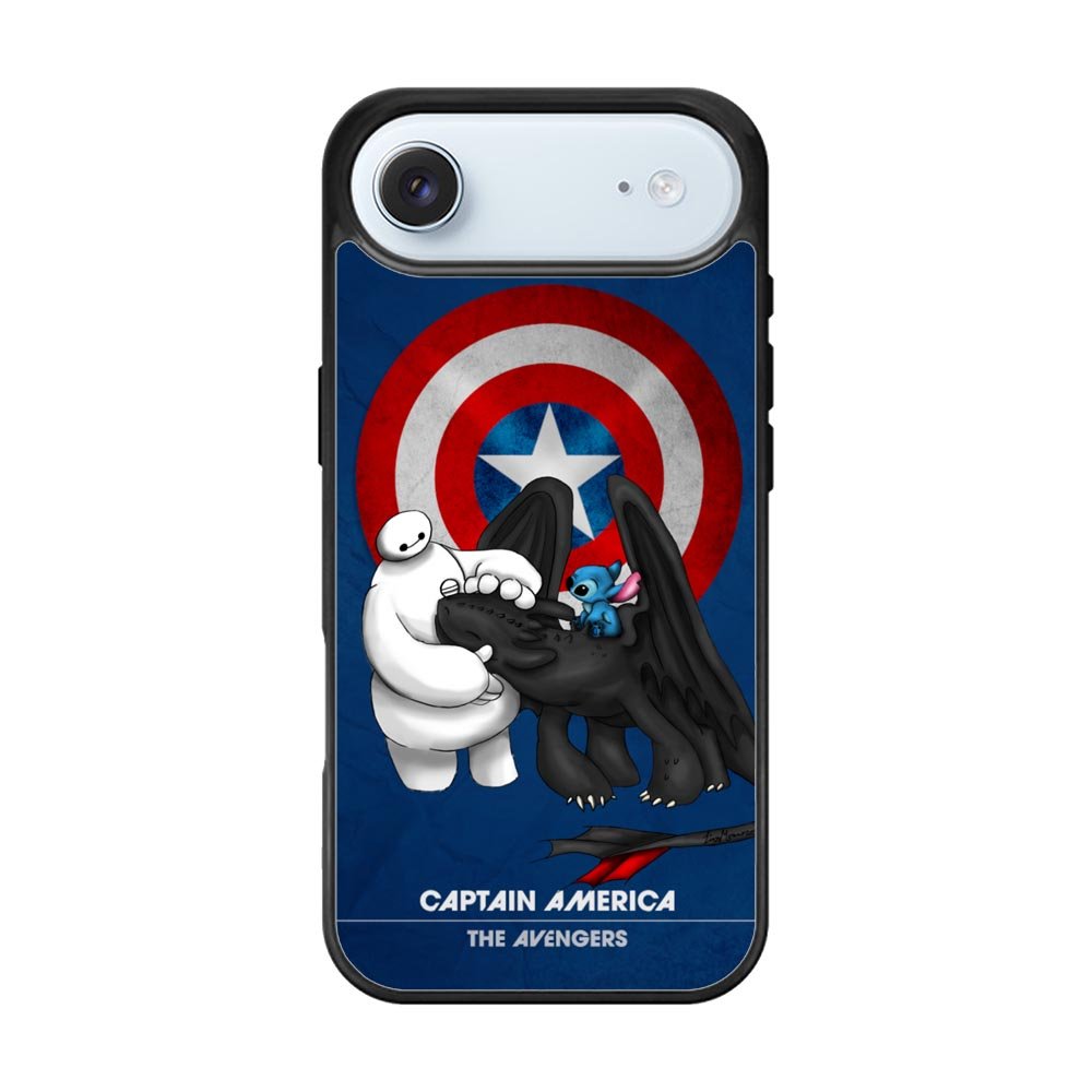 Stitch Baymax Toothless CAPTAIN AMERICA iPhone Air Case OV2340