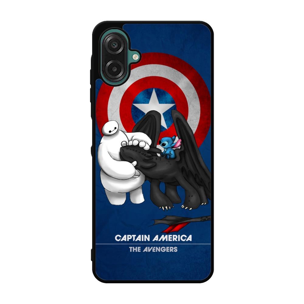Stitch Baymax Toothless CAPTAIN AMERICA Samsung Galaxy A07 Case OV2340