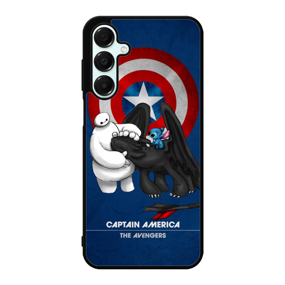 Stitch Baymax Toothless CAPTAIN AMERICA Samsung Galaxy A16 Case OV2340