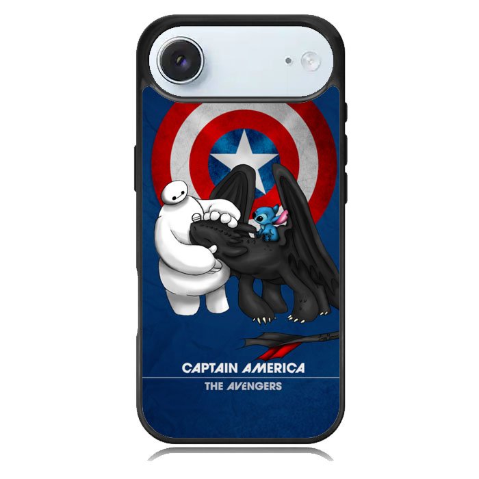 Stitch Baymax Toothless CAPTAIN AMERICA iPhone 17 Air Case OV2340