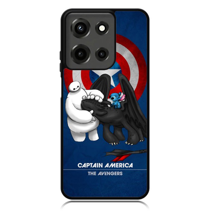 Stitch Baymax Toothless CAPTAIN AMERICA Motorola Moto G 5G 2025 Case OV2340