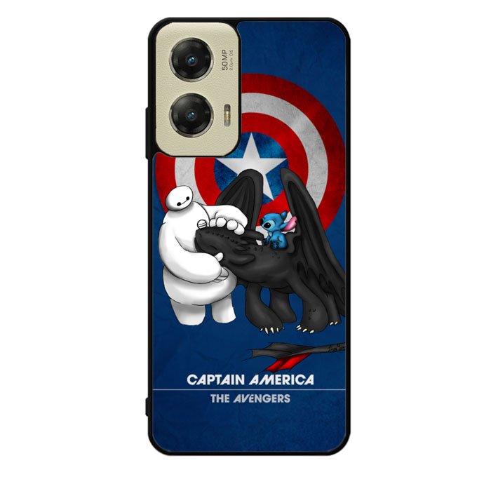 Stitch Baymax Toothless CAPTAIN AMERICA Motorola Moto G Stylus 5G 2024 Case OV2340