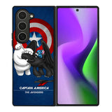 Stitch Baymax Toothless CAPTAIN AMERICA Samsung Galaxy Z Fold 6 5G 2024 Case OV2340