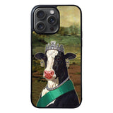 Mona Lisa Cow FORL0041 iPhone 15 Pro Max Case